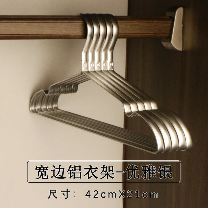 Luxus Anti-Rutsch-Kleiderbügel aus Aluminiumlegierung