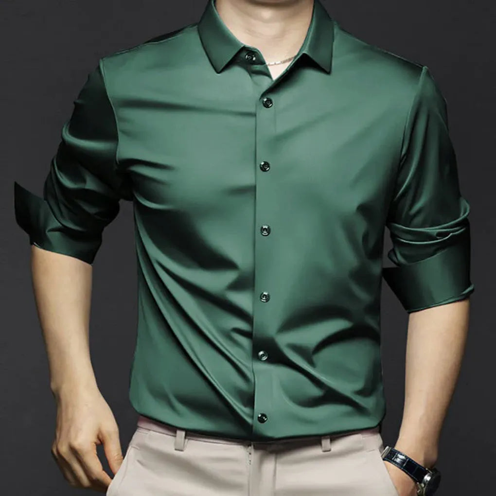 Knitterfreies Herren-Hemd