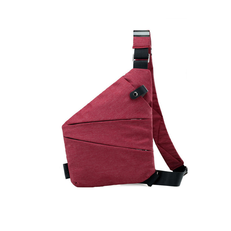 Anti-Diebstahl Schulter-Crossbody-Tasche mit mehreren Fächern