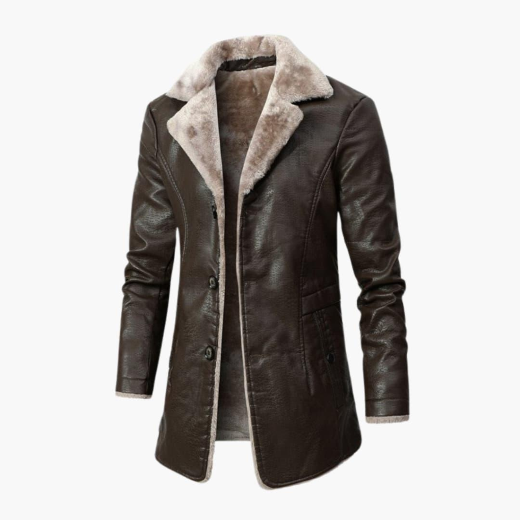 Woll Wintermantel – Eleganter Mantel für Männer, Warm