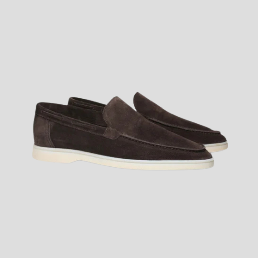 Herren-Wildleder-Slipper