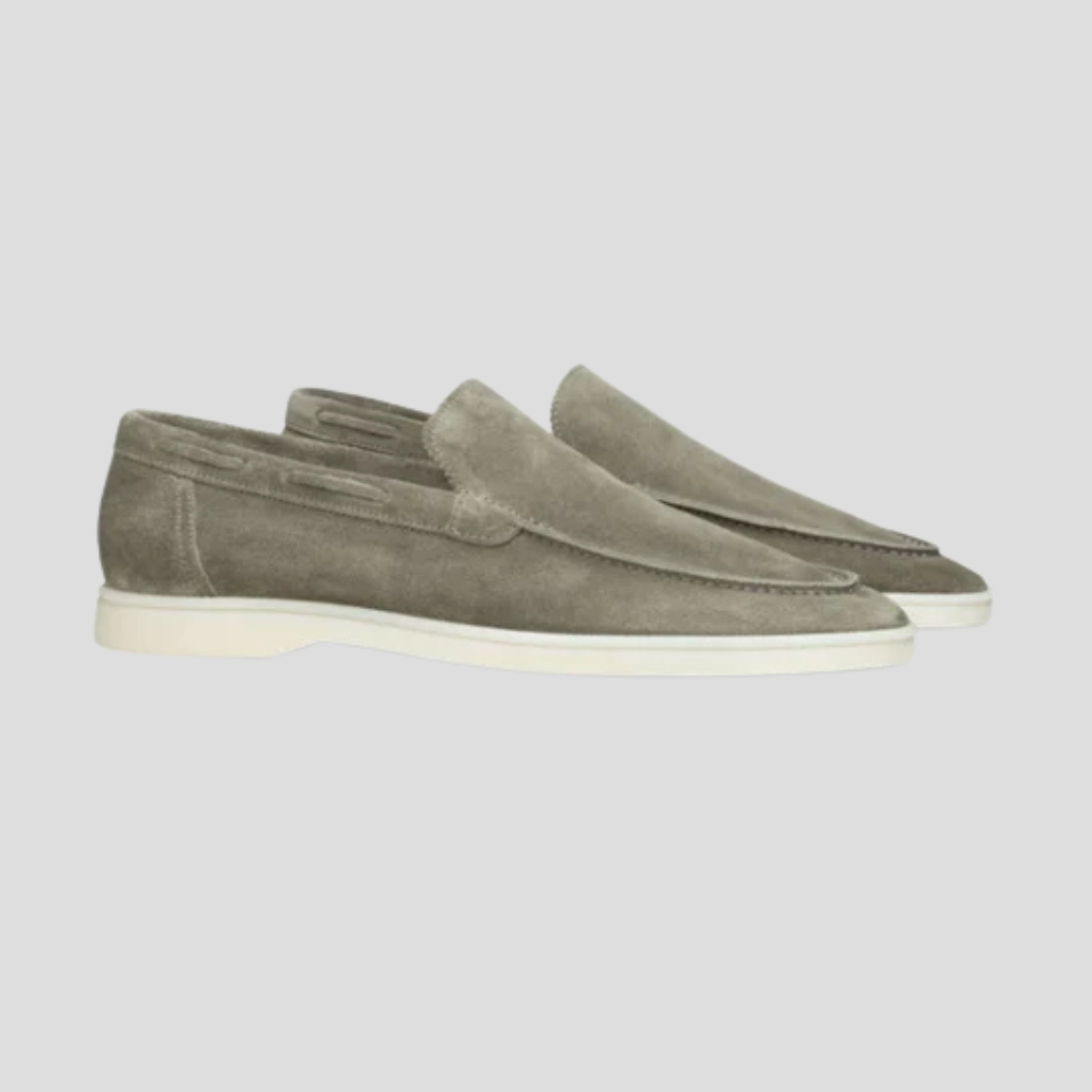 Herren-Wildleder-Slipper