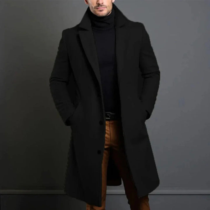 Mantel aus Wollmischung für Herren