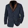 Herrenjacke im Retro-Stil mit kontrastierendem Kragen