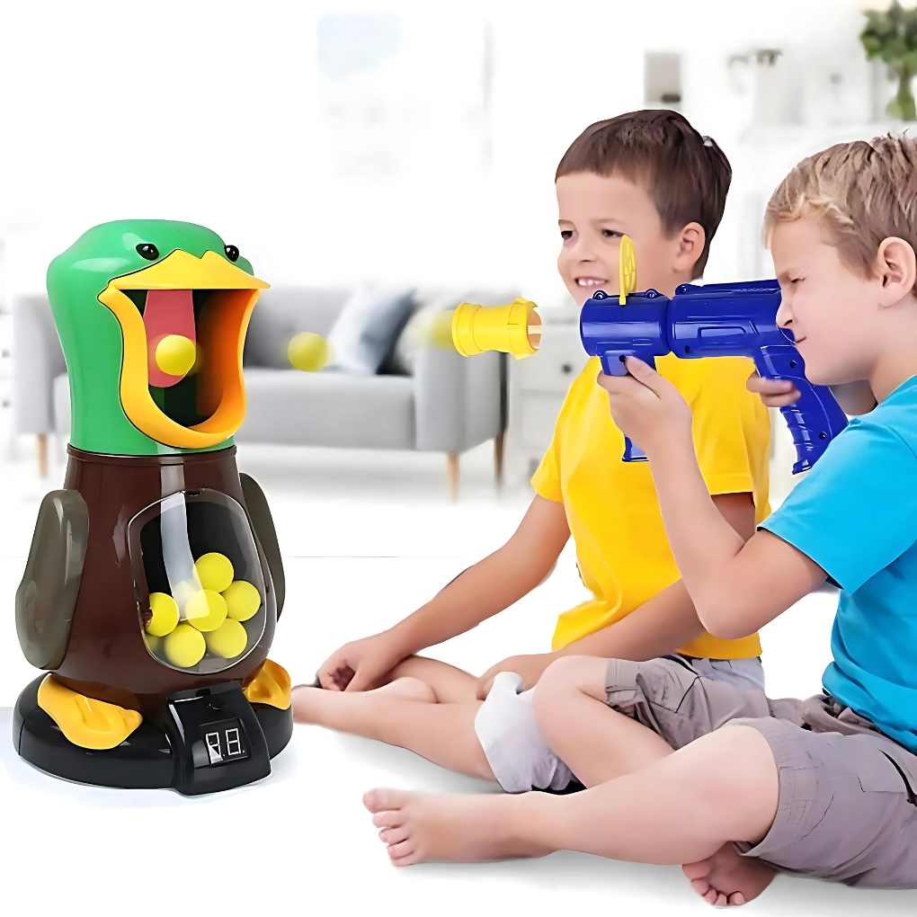 Luftbetriebenes Soft Bullet-Spiel mit wandelnder Ente und Lichtern