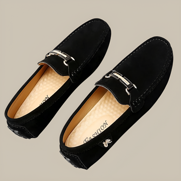 Slip-On-Mokassins aus Wildleder für Herren