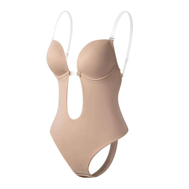 Rückenfreier Body Shaper mit tiefem V-Ausschnitt