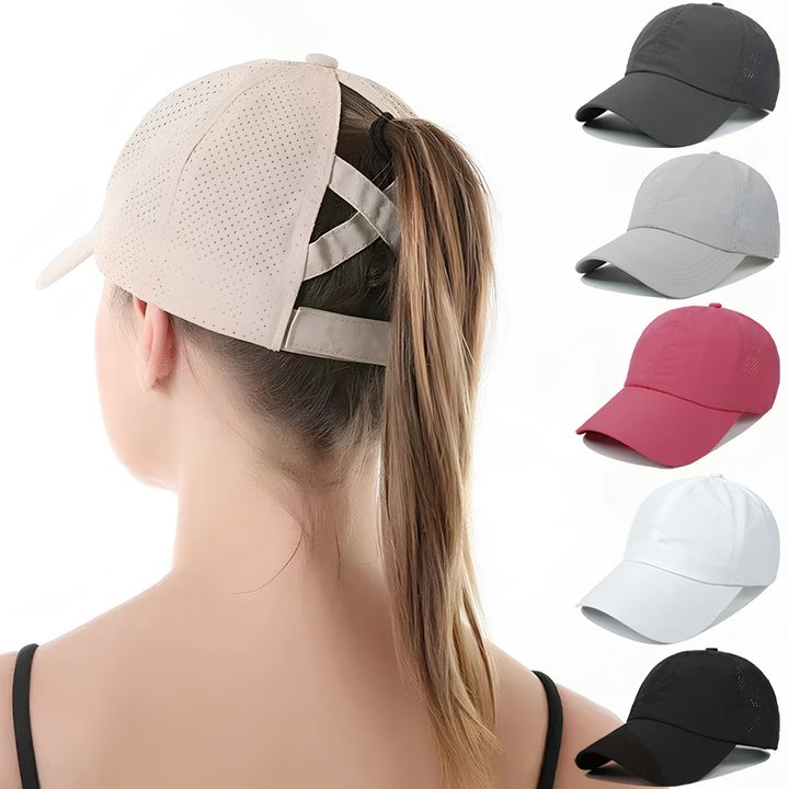Atmungsaktive Unisex Sport-Basecap aus Mesh mit verstellbarem Sitz