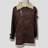 Herren-Bikerjacke in Kamelfarbe