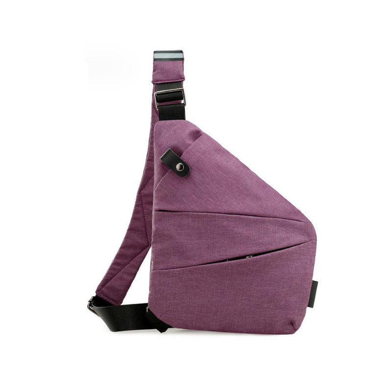 Anti-Diebstahl Schulter-Crossbody-Tasche mit mehreren Fächern