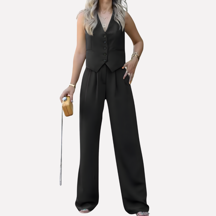 Damen Ärmelloses Top & Lange Hosen