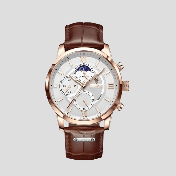 42-mm-Herrenuhr im klassischen Stil Elegant und funktional