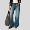 Elegante, gerade geschnittene Hose für Damen