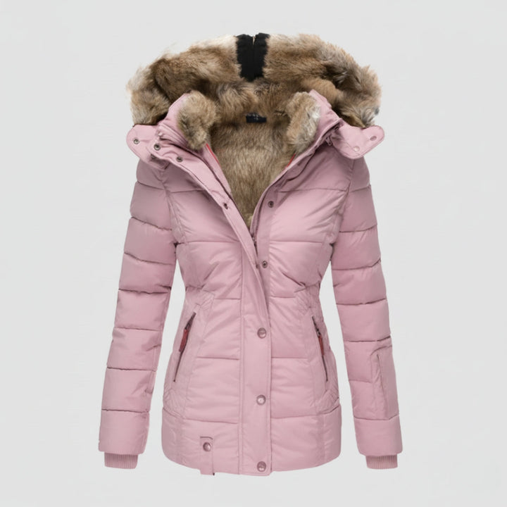 Gesteppte Jacke mit Kapuze für Damen