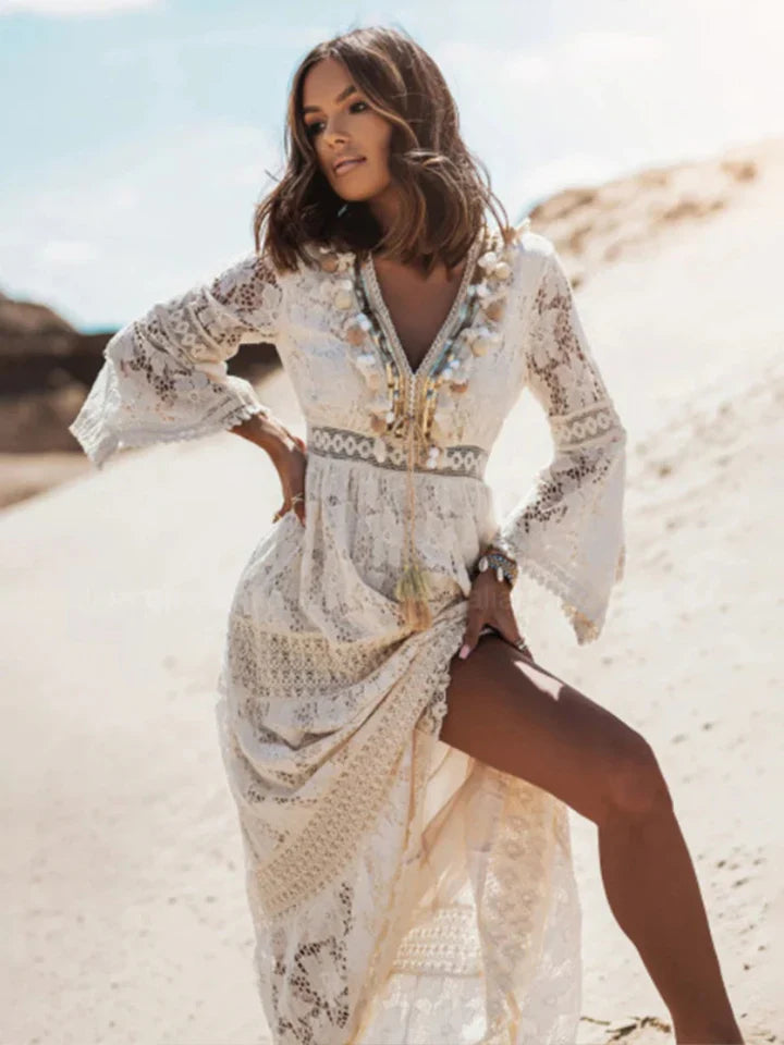 Boho Spitzenkleid Romantischer Stil für Sommertage & besondere Anlässe