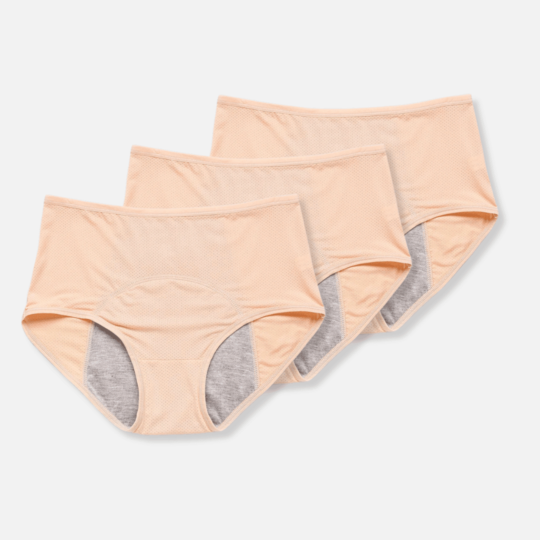 Auslaufsichere Menstruationsunterwäsche (3er-Pack)