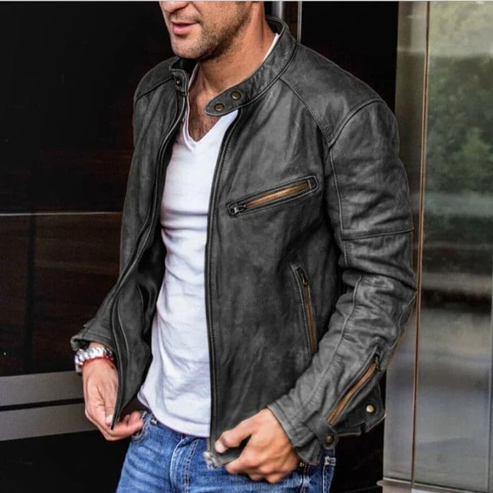 Jeecey Kunstlederjacke  Zeitloser Stil für Alltag und Freizeit