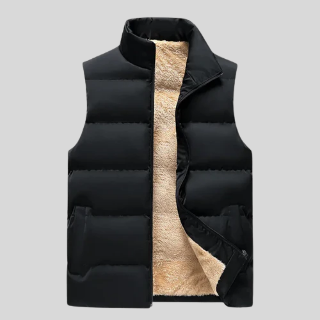 Winterweste aus Wollmischung für Herren