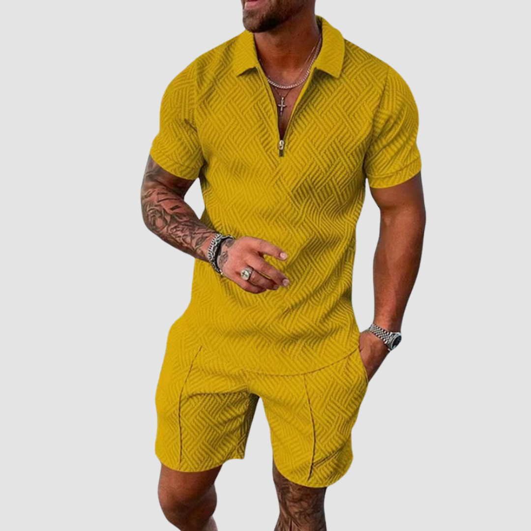 Zweiteiliges Sommer-Set für Herren – lässiger Komfort, ideal für Sommertage