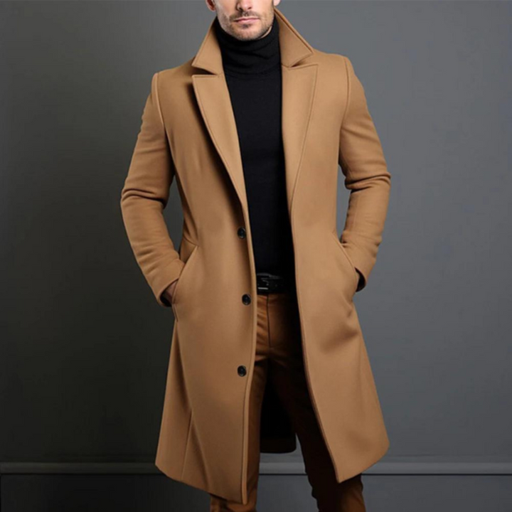 Herren-Wollmantel