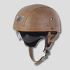Vintage-Motorradhelm mit ausziehbarem Visier