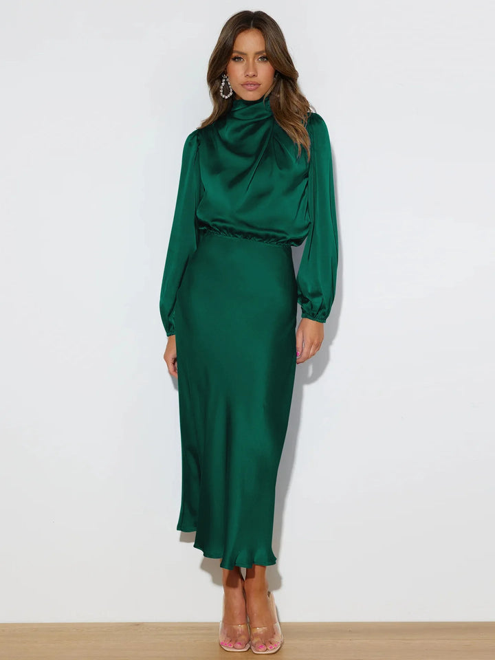 Elegantes Abendkleid aus Satin für Damen
