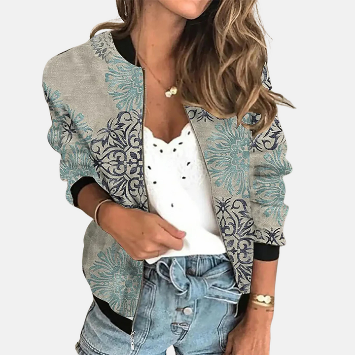 Vintage-inspirierte Bomberjacke für Damen