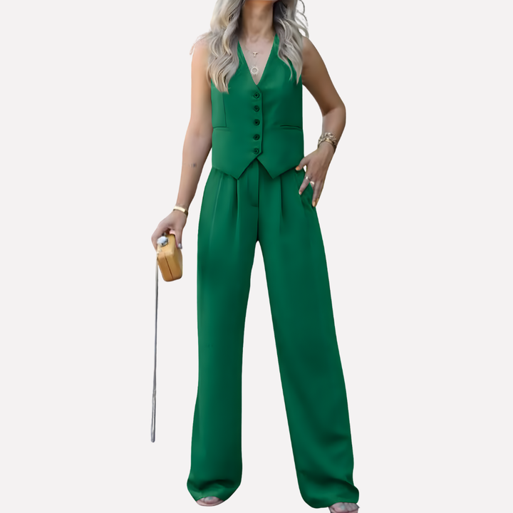 Damen Ärmelloses Top & Lange Hosen
