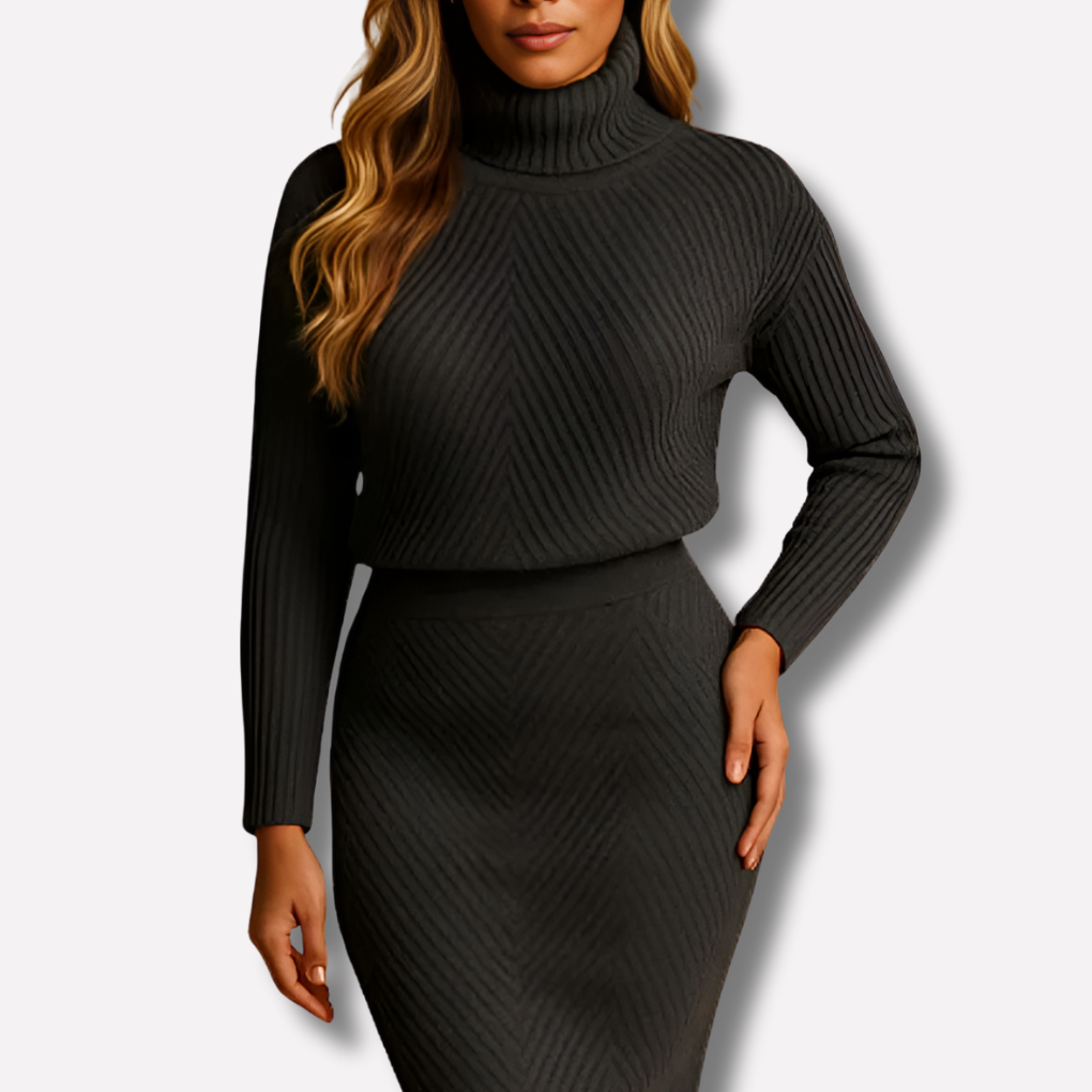Winter-Midikleid für Damen
