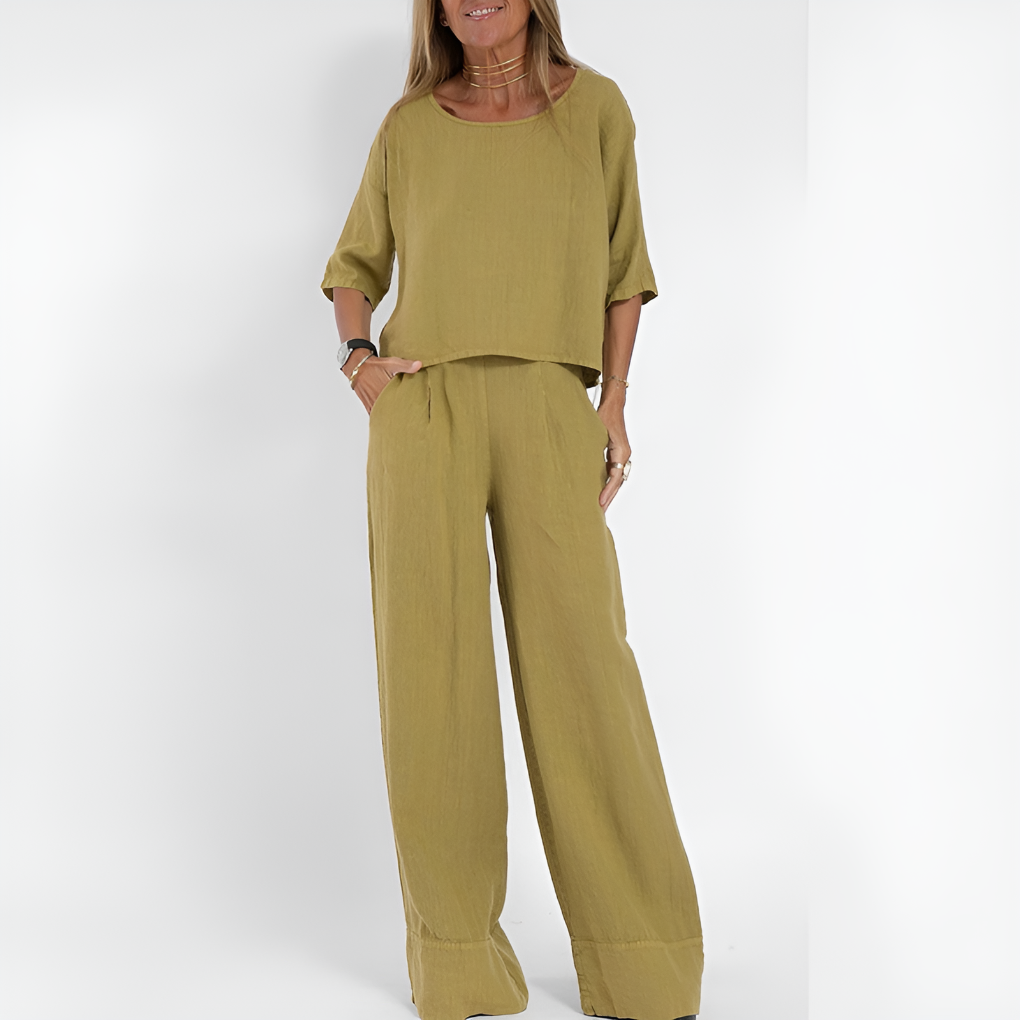 Damen Relaxed Fit Zwei-Teile-Set