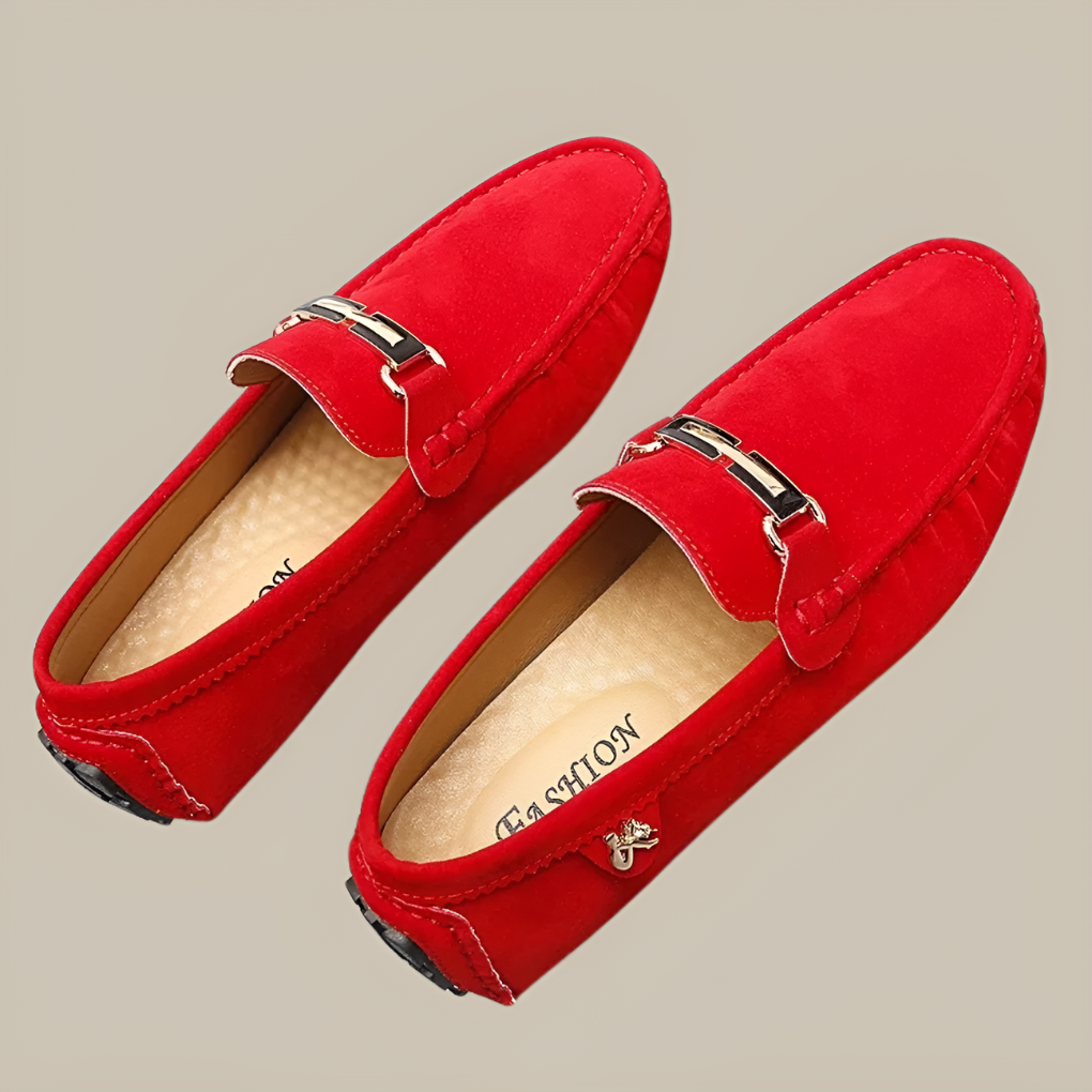 Slip-On-Mokassins aus Wildleder für Herren