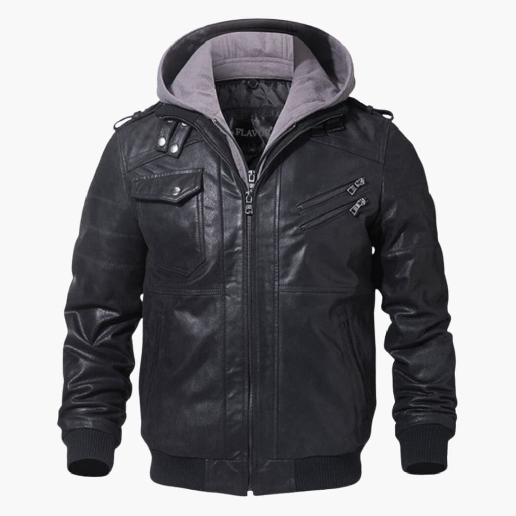 Herren Kapuzenjacke mit mehreren Taschen