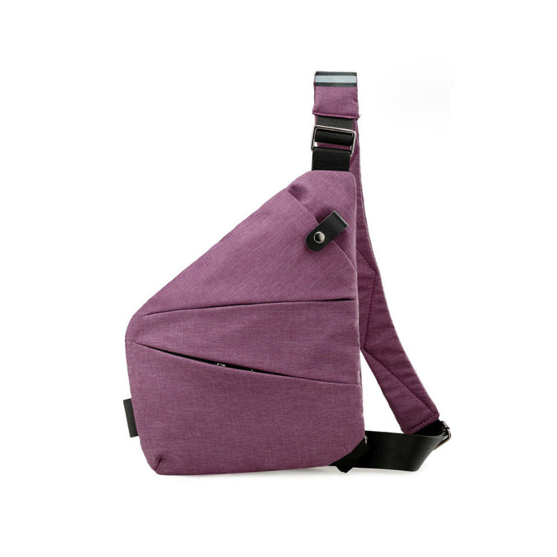 Anti-Diebstahl Schulter-Crossbody-Tasche mit mehreren Fächern