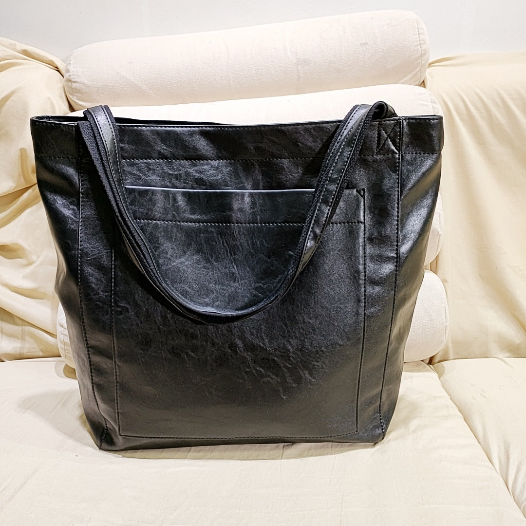 Elegante Handtasche aus weichem Leder für Damen