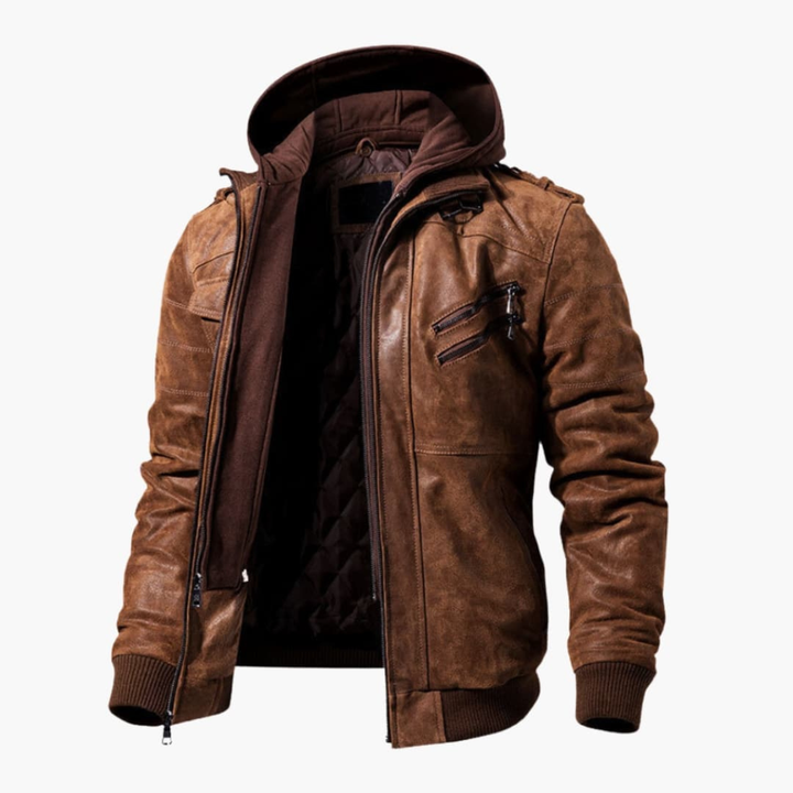 Herren Kapuzenjacke mit mehreren Taschen