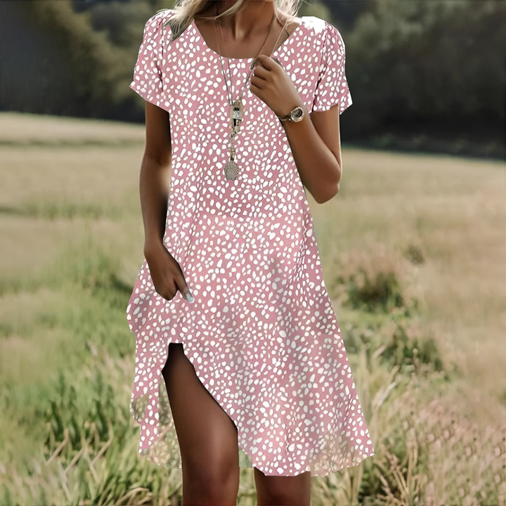 Modisches und bequemes Sommerkleid für Damen