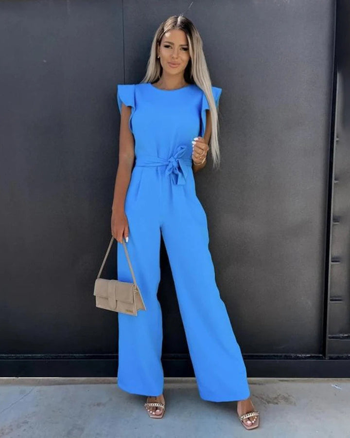 Eleganter Jumpsuit mit Flatterärmeln