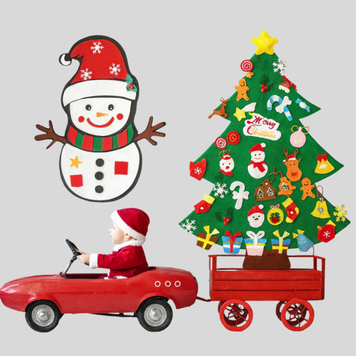 Filz-Montessori-Weihnachtsbaum