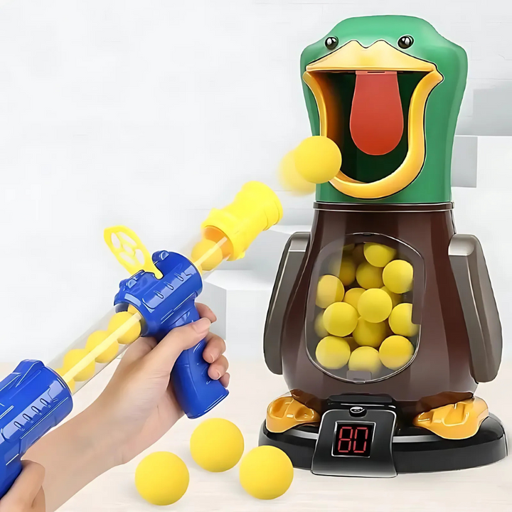 Luftbetriebenes Soft Bullet-Spiel mit wandelnder Ente und Lichtern