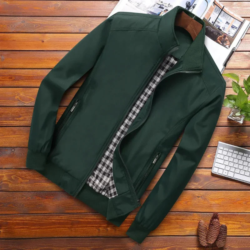Stilvolle winddichte Sommerjacke für Herren