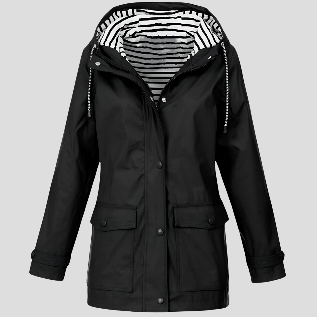 Wasserabweisende und winddichte Damenjacke