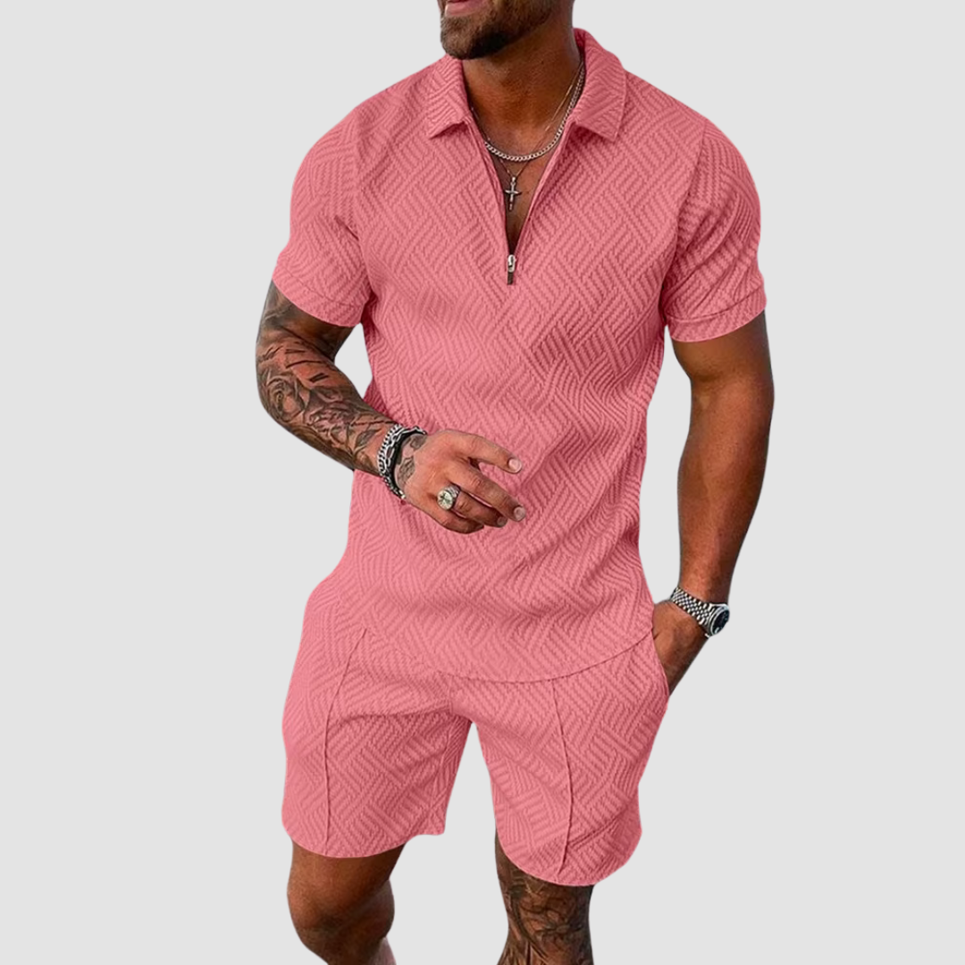 Zweiteiliges Sommer-Set für Herren – lässiger Komfort, ideal für Sommertage