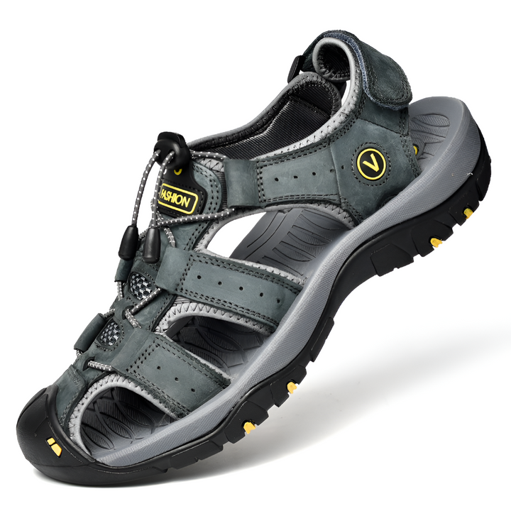Herren-Sandalen mit verstellbaren Riemen, Designed for Balance