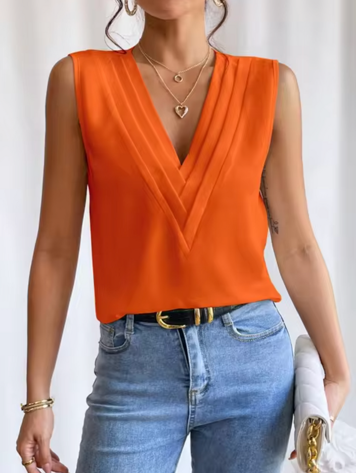 Ärmelloses Top für Damen