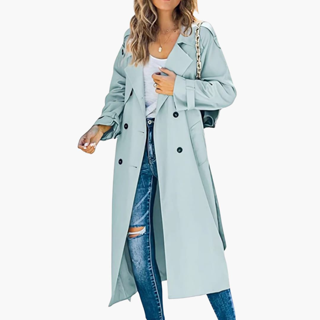 Damen-Trenchcoat mit Knopfleiste Sonderpreis