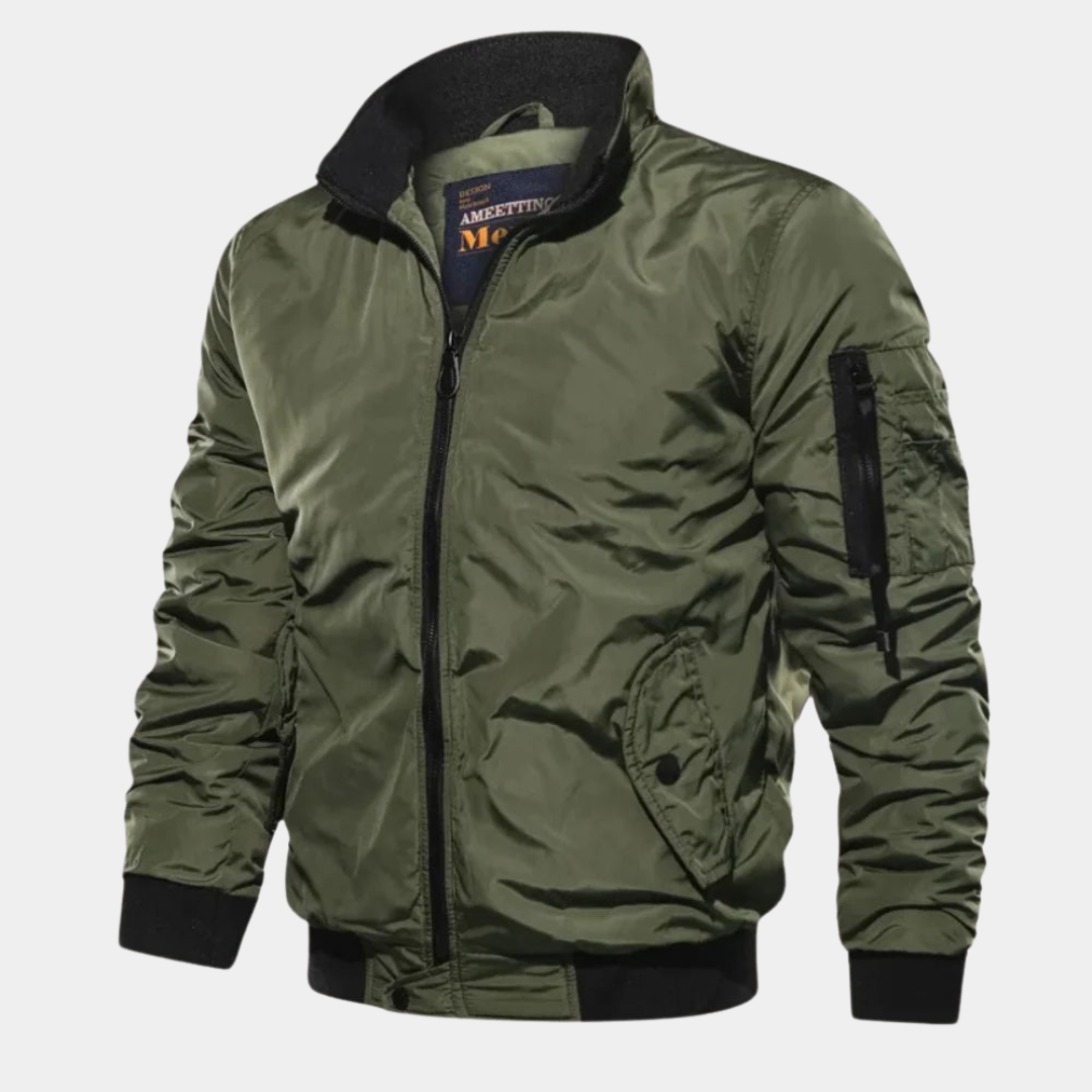 Windabweisende Bomberjacke für Herren