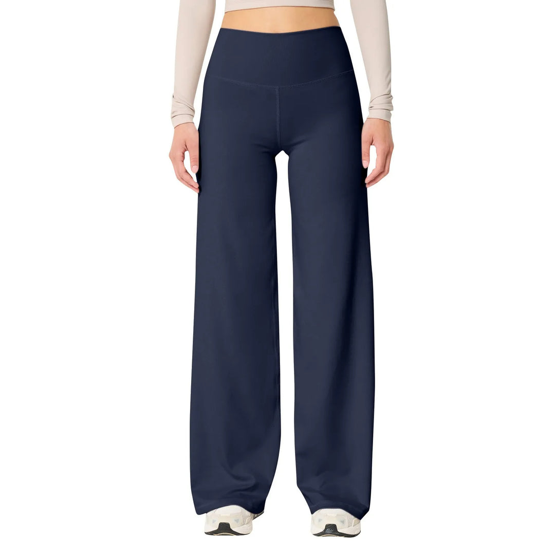 Hochgeschnittene Stretch-Yogahosen für Damen