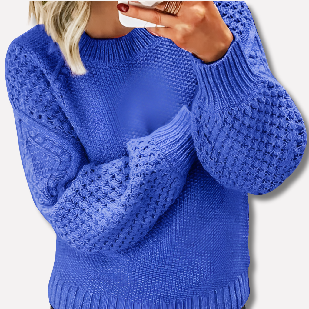 Eleganter warmer Pullover für Damen
