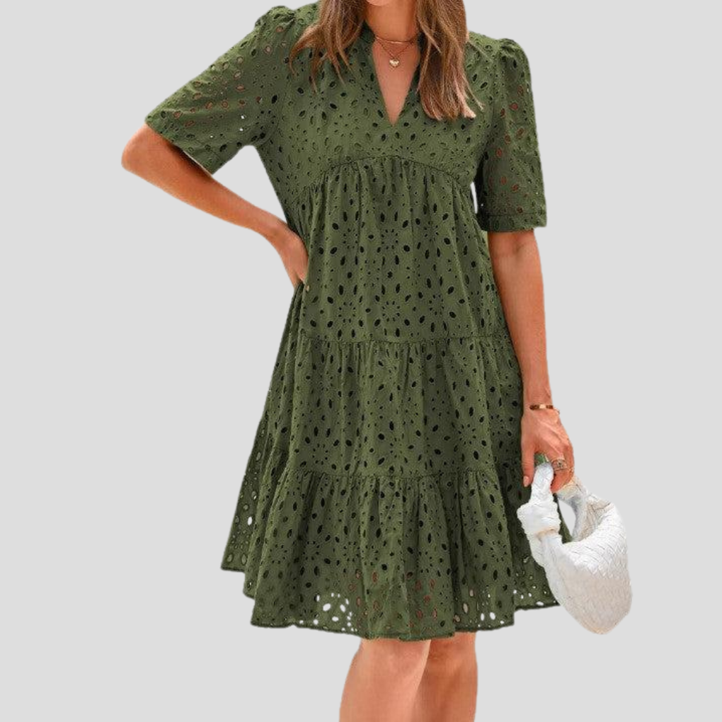 Sommerkleid für Damen aus Häkelstoff