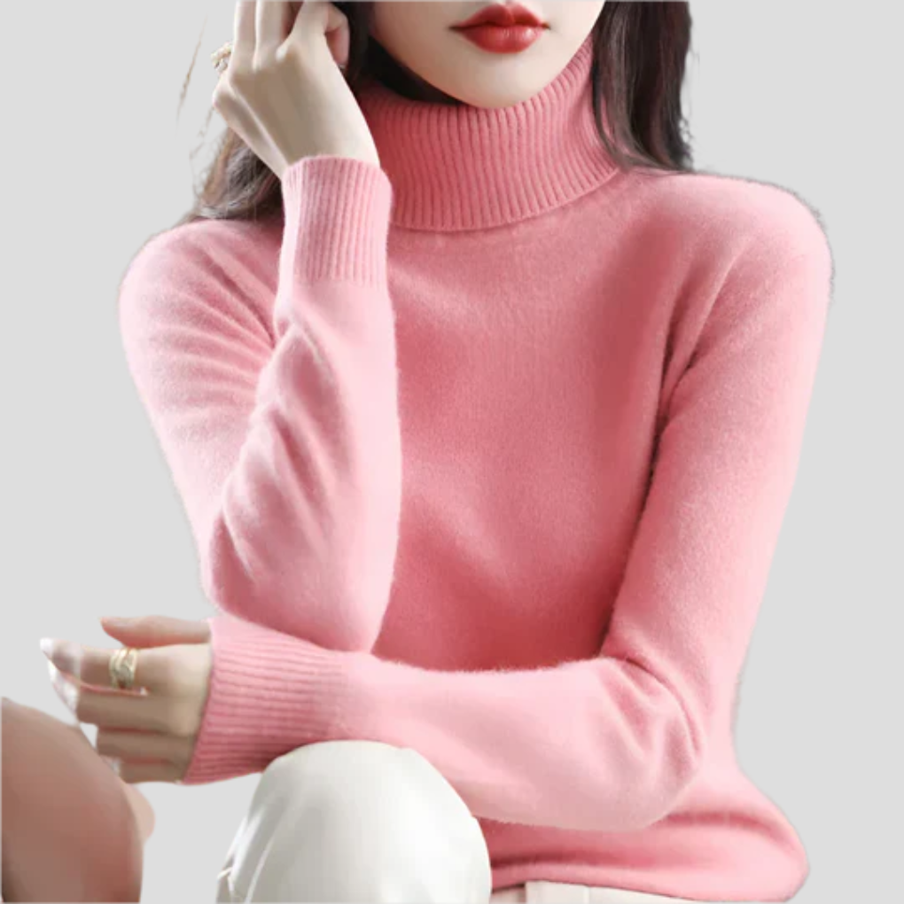 Damen-Rollkragenpullover